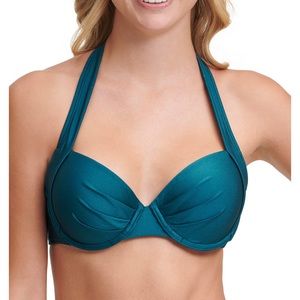 Pleated Convertible Underwear Bikini Top